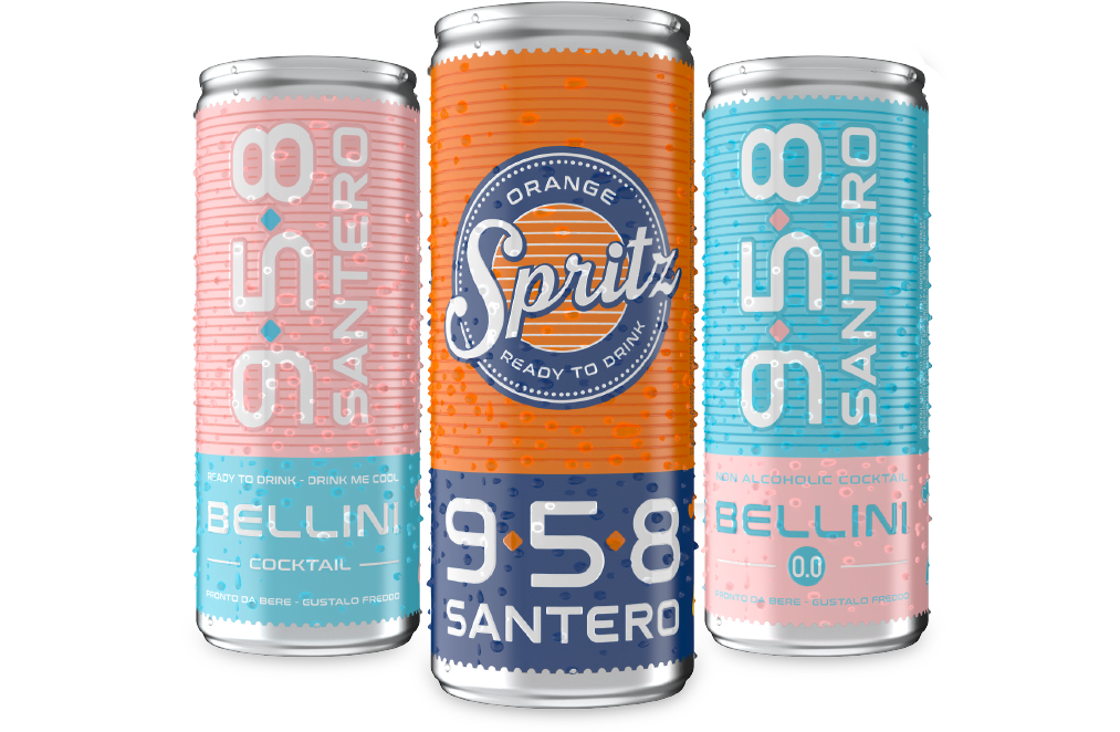 958 Santero spritz ready to drink can 0,25 8,5%